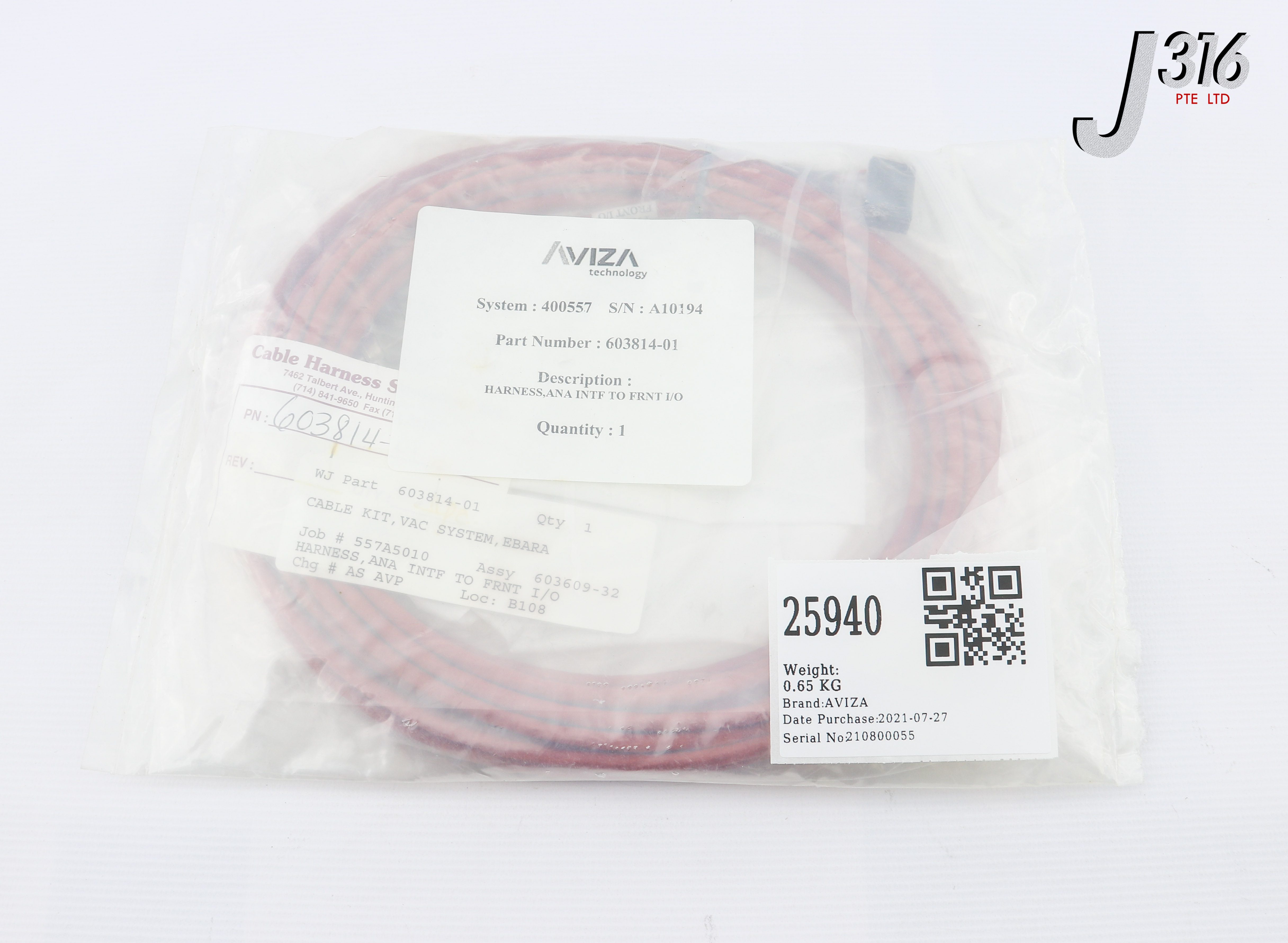 25940 AVIZA HARNESS, ANA INTF TO FRNT I/O (NEW) 603814-01 | eBay UK